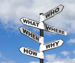 Questions and Answers signpost