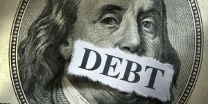 debt dollar bill